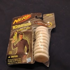 2011 Nerf Vortex Glow-in-The-Dark Disc Refill Pack 10 Discs Sealed New Old Stock