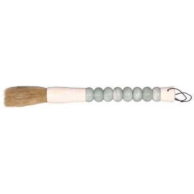 Artissance AMCB091-W Medium Jade Abacus, 12 Inch Long, White Calligraphy Brus...