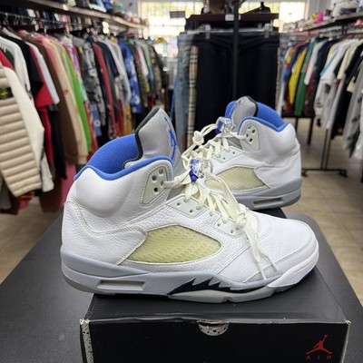 Size 12 - Jordan 5 Retro 2021 White Stealth DD0587-140 Ships Fast! Used Quick