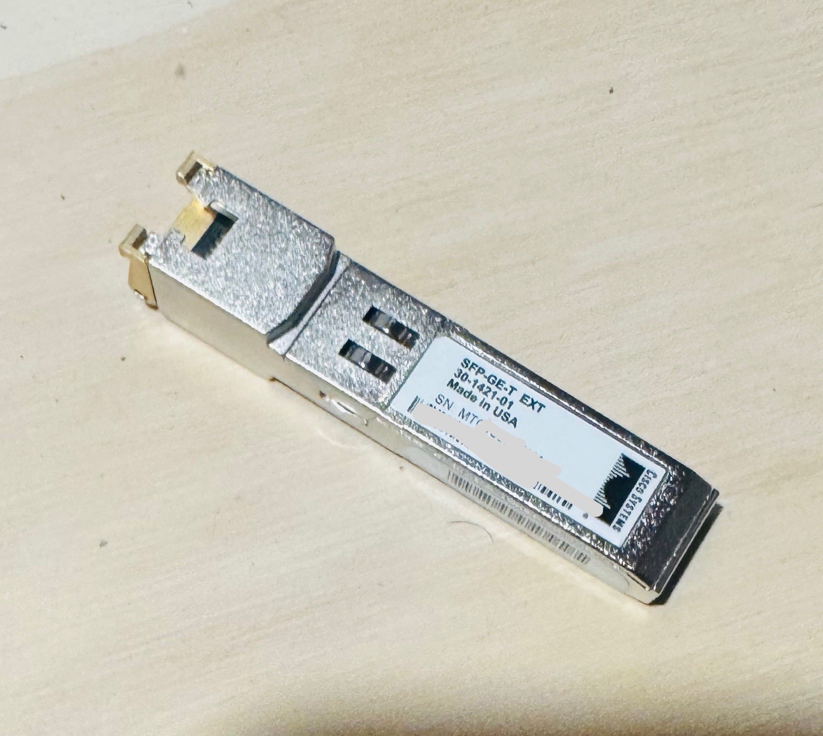 Genuine Cisco SFP-GE-T EXT SFP Transceiver Modules 30-1421-01. Available Now for $9.50