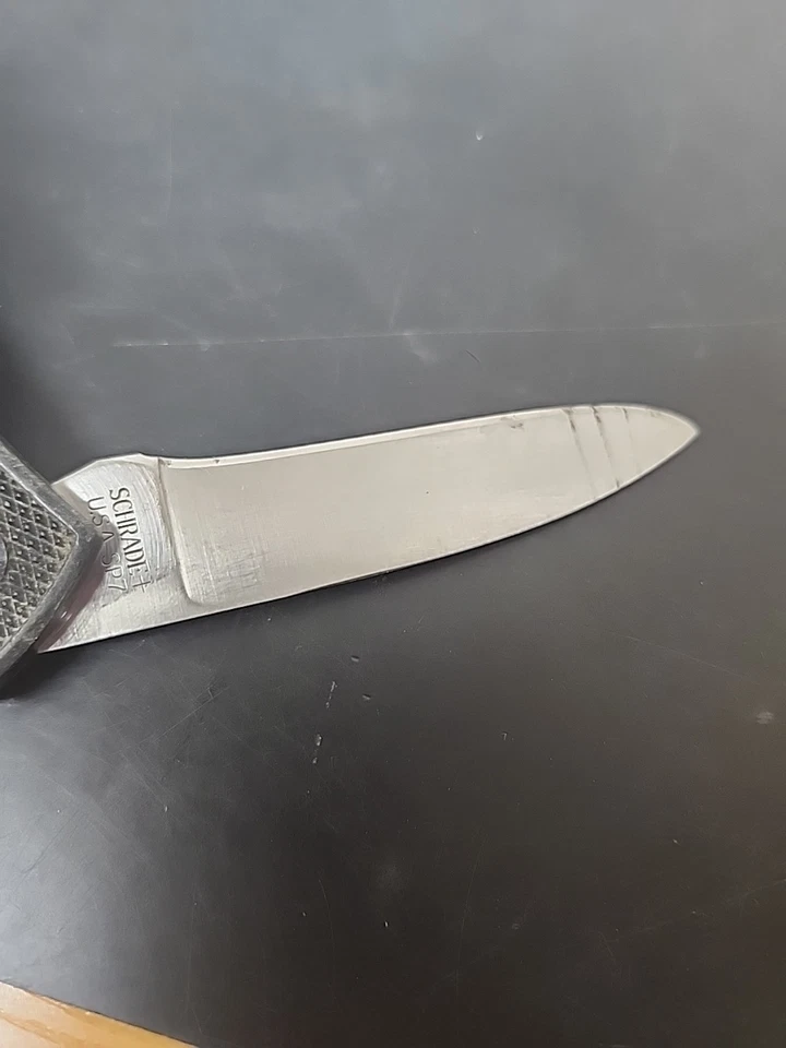 Schrade USA SP7 Locking Knife Black - Image 3 of 4