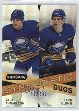 2022 Synergy Synergistic Duos Star-Rookie 559/699 Tage Thompson Jack Quinn 0l2
