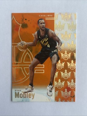 2024-25 Court Kings #22 EVAN MOBLEY Amber /75 Cleveland Cavaliers