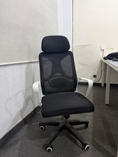 Ergonomic Mesh Office Chair with Headrest, Lumbar Support, Armrests & Wheels