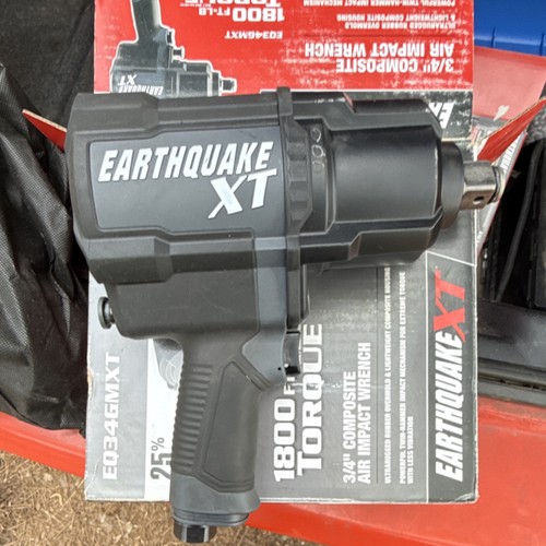 Earthquake XT EQ34GMXT 3/4" Composite Air Impact Wrench 1800 ft-lb Torque Black