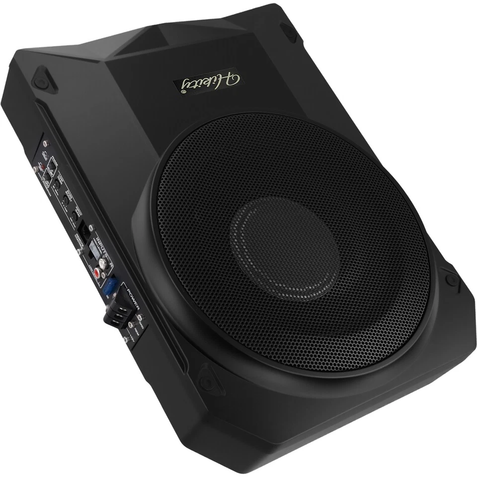 10" Aktiv Auto Untersitz Subwoofer mit 1000 Watt flach kompakt Bass - Bild 3 von 4