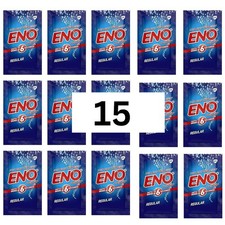15 ENO FRUIT SALT SACHETS FAST 6 SECONDS FAST ACIDITY RELIEF ORIGINAL 