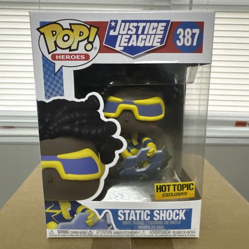 Funko Pop! Heroes: Justice League - Static Shock #387 - Hot Topic Exclusive