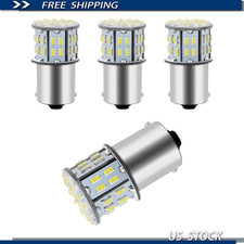 4-pack 1156 Ba15s Led Bulb 1141 1003 7506 High Brightness White 12 Volt Rv Cam