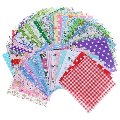  50Pcs 10x10cm DIY Patchwork aus handgefertigtem Baumwolltuch für handgemachtes