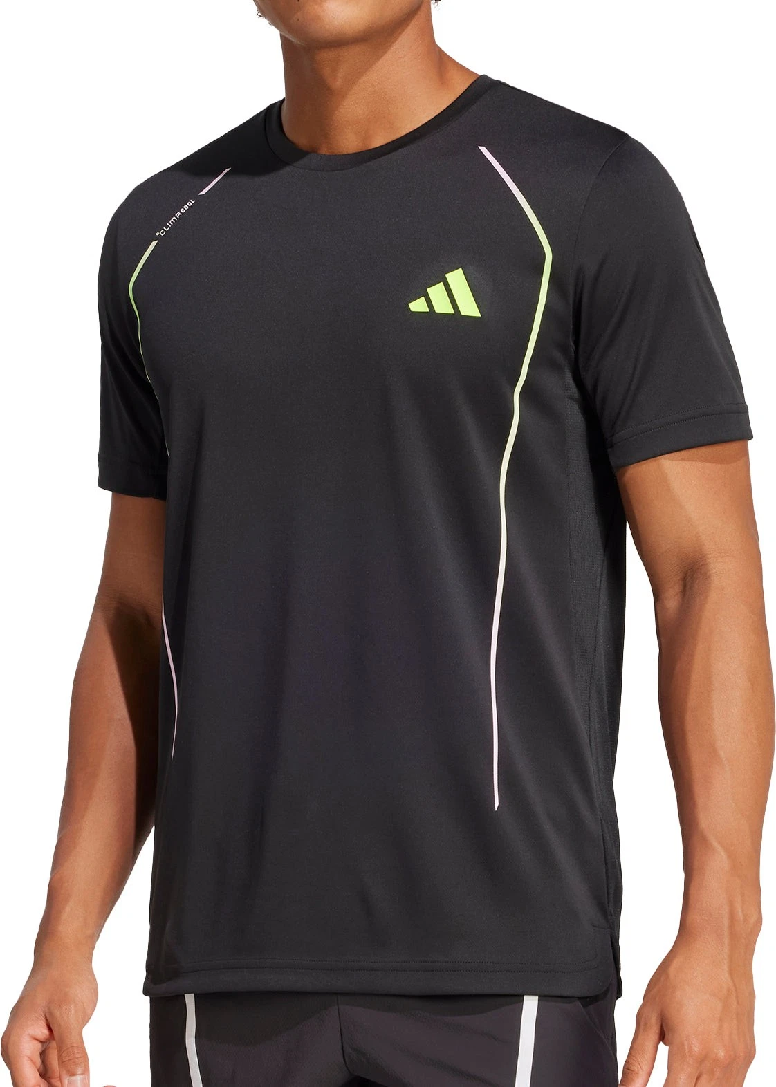 adidas Tech Apparel Mens Training Top Black Short Sleeve Gym Excerise T-Shirt