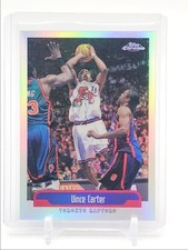 VINCE CARTER 1999-00 TOPPS CHROME BASKETBALL REFRACTOR RAPTORS #98 Q3522