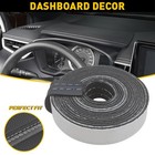 200CM PU Leather Car Auto Dashboard Line Decor Strip Sticker Trim Moulding Parts