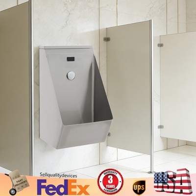 WALL MOUNTED SENSOR URINAL AUTOMATIC SENSOR URINAL TOILET MEN'S BATHROOM TOILET