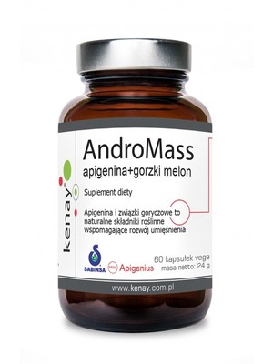 Kenay AndroMass Apigenin + Bittermelone 60 Kapseln