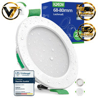 LED Einbaustrahler 20Er Set Dimmbar 230V 68Mm-80Mm Lochmaß Spots 20 StüCk