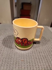Vintage 1978 GARFIELD Coffee Mug DEKA Plastic HAVE A NICE DAY Cartoon #2