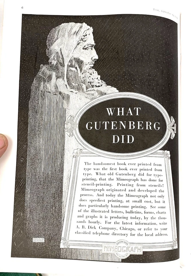 Vintage Time Magazine September 10, 1934 Vol 24 No. 11 ~ Donald Randall Richberg - Image 4 of 4
