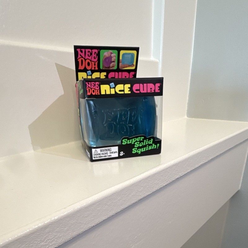 Schylling NeeDoh Nice Cube, Blue. Unopened, Brand new