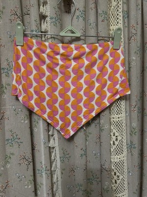 PAC Sun PAC Cares Retro Geo Print Handkerchief Tube Top Bandeau Small 