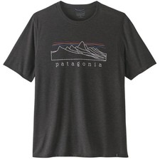 Patagonia Herren Capilene Cool Trail Shirt - Stratapeaks (Ink Black)
