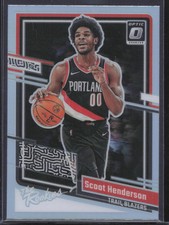 2023-24 Donruss Optic #3 Scoot Henderson The Rookies Silver Holo RC