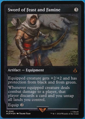 Sword of Feast and Famine (ETCHED) FOIL Assassin's Creed PLD (509599) ABUGames