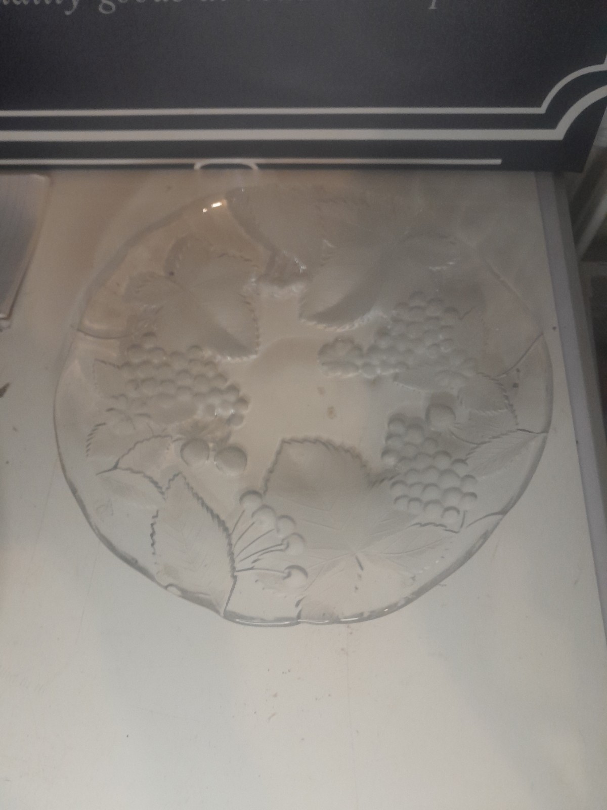 Glass Serving Platter