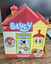 Bluey's Play Date Plush Surprise - Decorate House with Stickers Toy