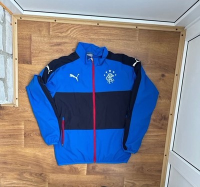 RANGERS FOOTBALL JACKET 2015/2016 SCOTLAND PUMA SOCCER TRAINING size S