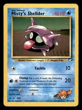 Misty's Shellder 89/132 Common Gym Heroes Pokemon Unlimited Lightly Played