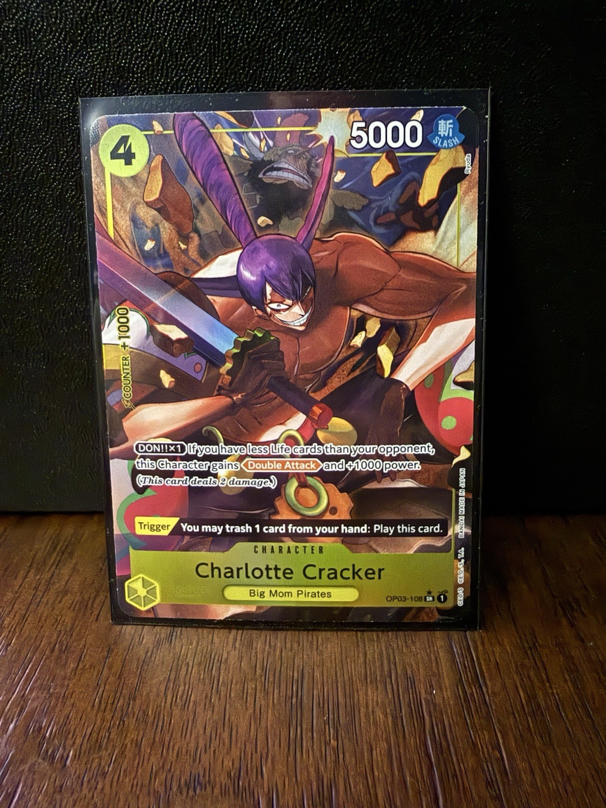 Charlotte Cracker (Alternate Art) OP03-108 Premium Booster -The Best- Foil