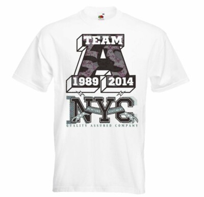 T-Shirt A TEAM NEW YORK CITY NEW YORK CITY AMERIKA CALIFORNIA USA ROUTE 66 BIKER