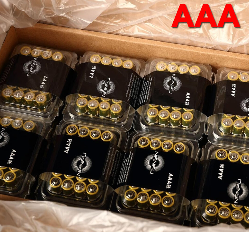 NANFU High Performance AAA Alkaline Batteries Ultra Power, Long Lasting lot