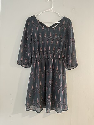 Maurices Business Casual Lined Dress Grey Size Medium | eBay