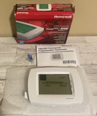 Honeywell TB8220U1003 Commercial VisionPro 8000 Programmable Thermostat - Read