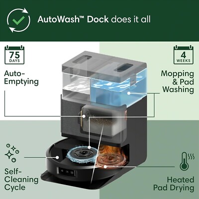 NEW iRobot Roomba Plus 505 Combo Vacuum & Mop w/ AutoWash Dock
