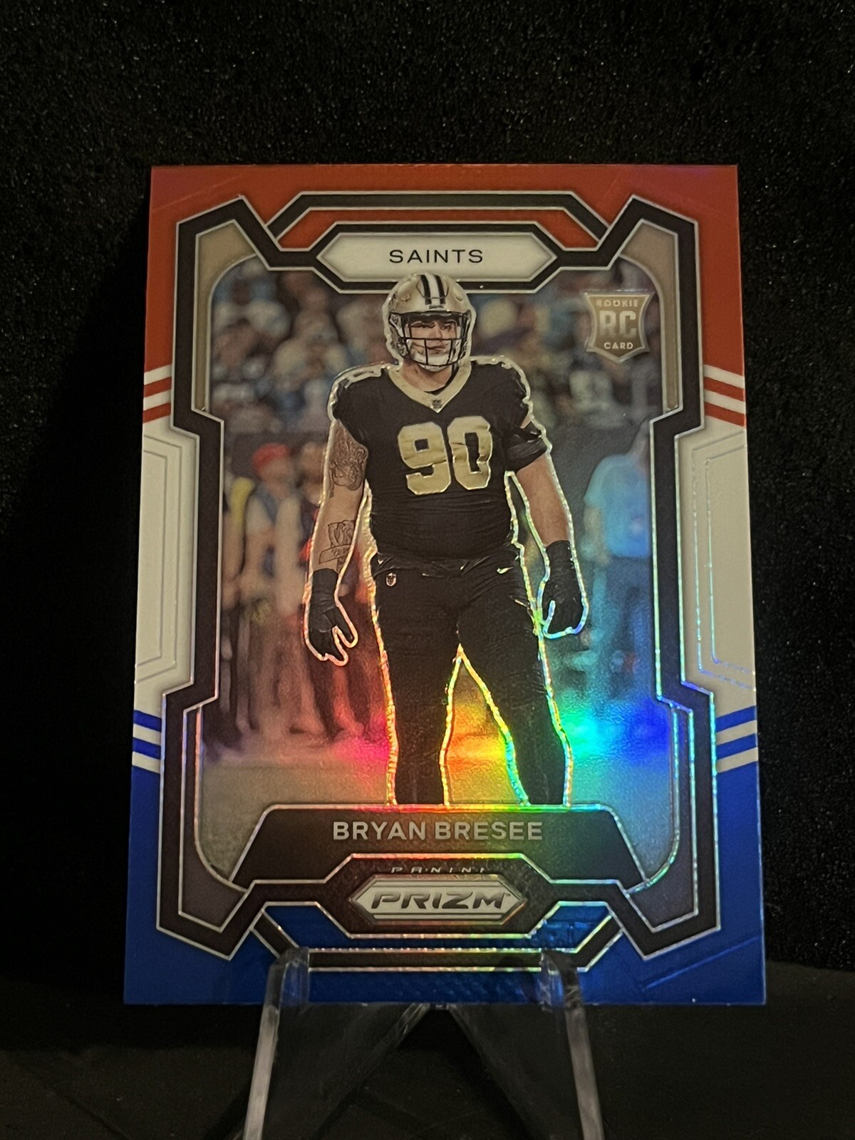 Bryan Bresee 2023 Panini Prizm Red White Blue Rookie #372 New Orleans Saints