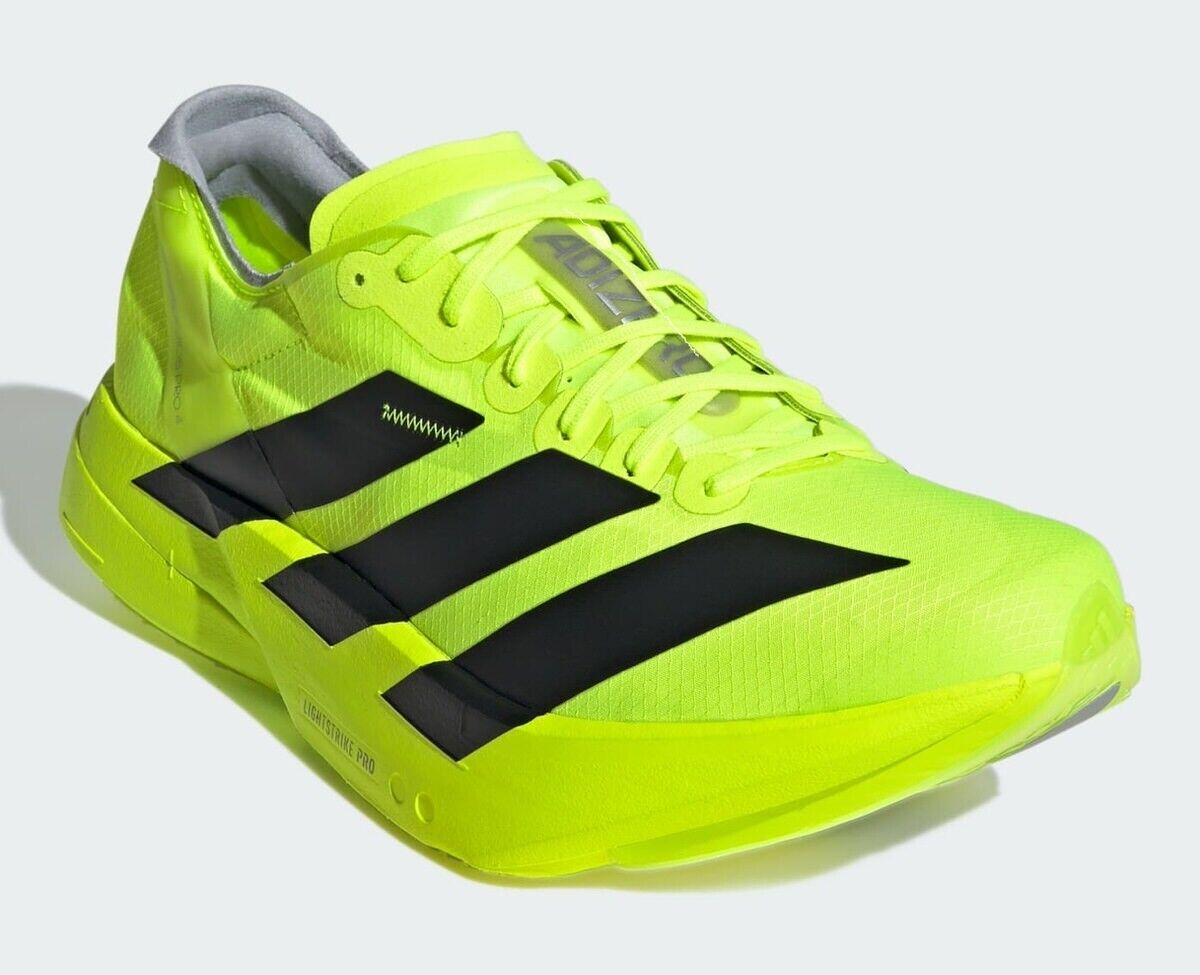 JR6364 adidas Adizero Adios Pro 4 Lucid Lemon Core Black JR6364 adidas Adizero Adios Pro 4 Lucid Lemon Core Black