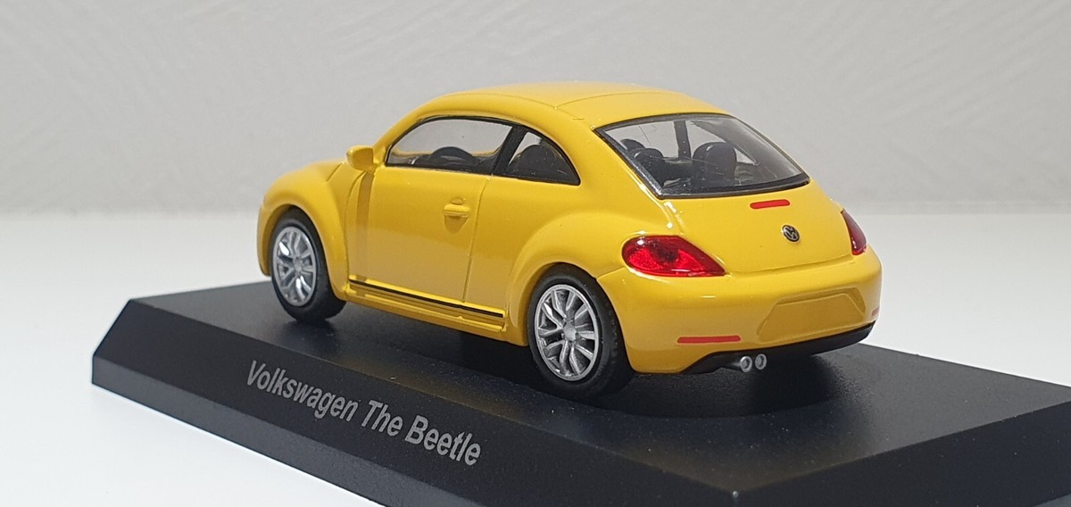 Kyosho 1/64 VW VOLKSWAGEN THE BEETLE A5 YELLOW diecast car model