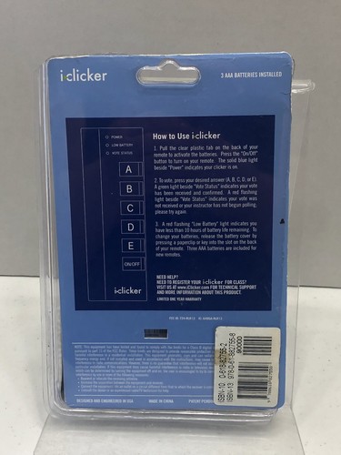 iClicker 1st Generation Student Response Classroom Remote White New Other - Picture 2 of 7