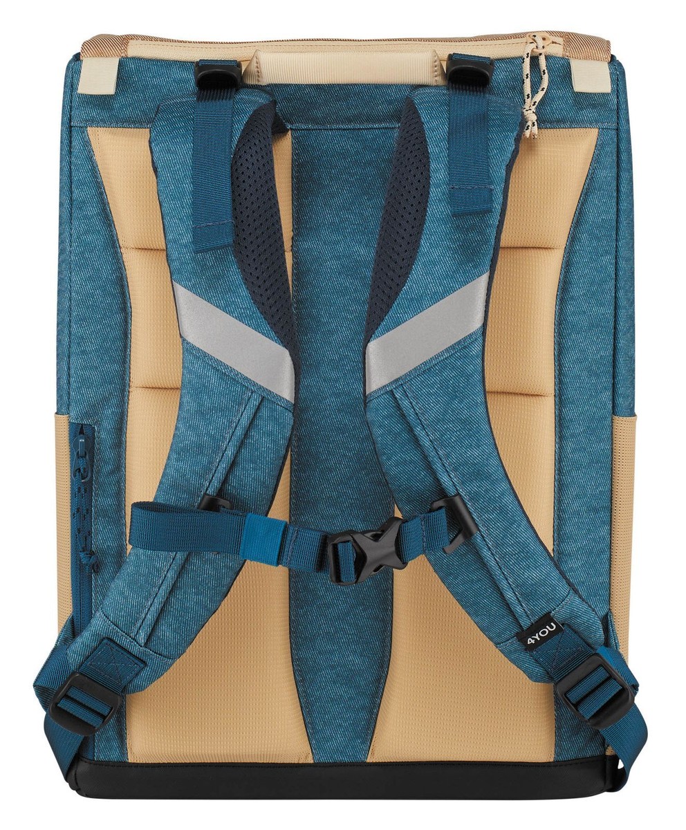 4YOU mochila escolar Adventure Backpack Red