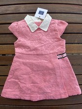 Janie And Jack girls 6-12 dress with diaper cover NWT
