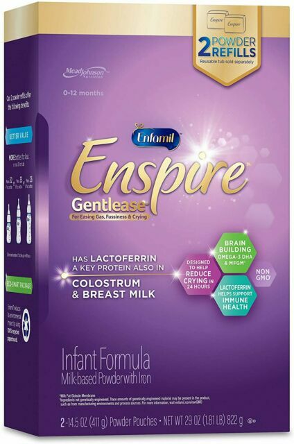 Enfamil Enspire Gentlease Infant Formula Powder Refill Box 29 Oz