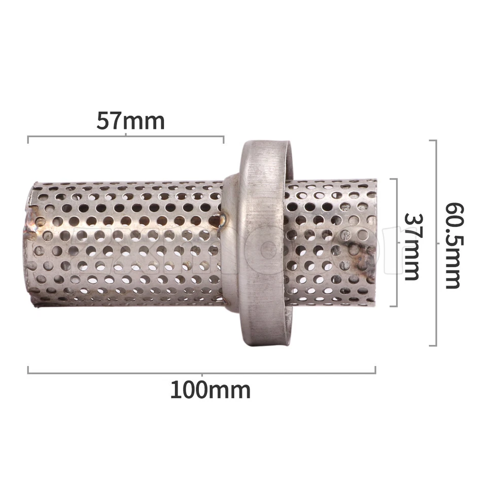 2x Motorcycle Exhaust 60mm DB Killer Silencer Muffler Baffle Eliminate Noise - Image 2 of 4