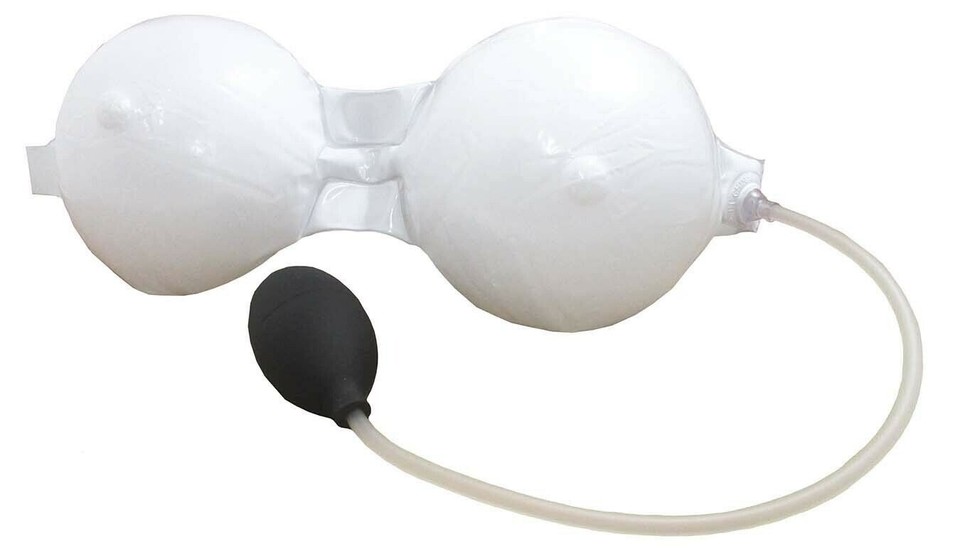 Inflatable Boobs Battling Game - Funny Adult Party Gag Gift For Bachelorette
