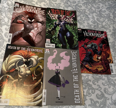 【アメコミ】　Death of the venom verse 1-5 セット Death of the Venomverse #1-5 Complete Series Cover Set Lot NM