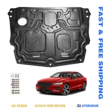 Thick Engine Splash Shield For Volvo S60 2019-2024 Front Engine Guard Hard