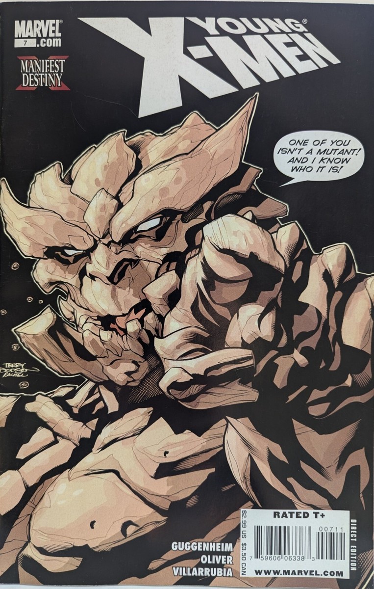 Young X-Men #7 Marvel Comics 2008 Direct Edition Sleeve and