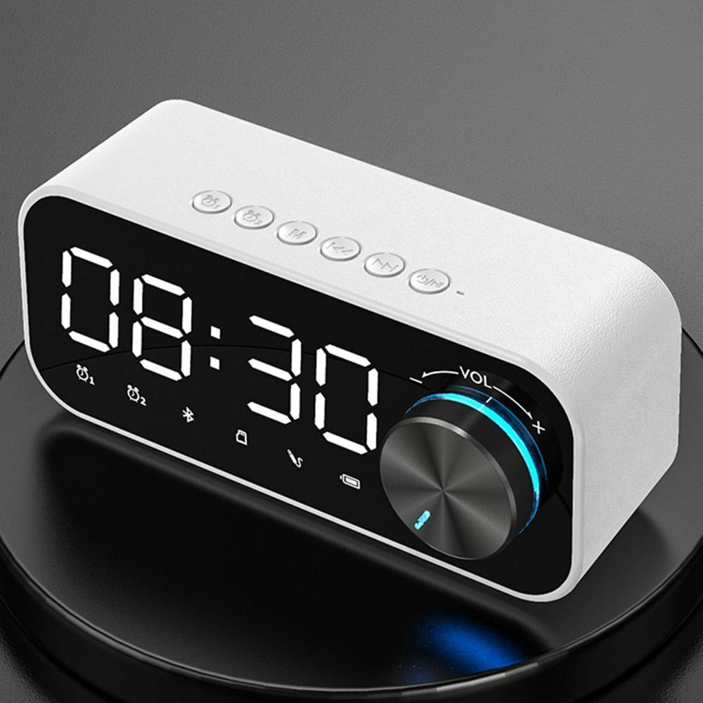 MORRORART Y1 Bluetooth Speaker with Time Album Lyrics Audio Speaker  Electronic Calendar Alarm Clock Desktop Decoration Speaker